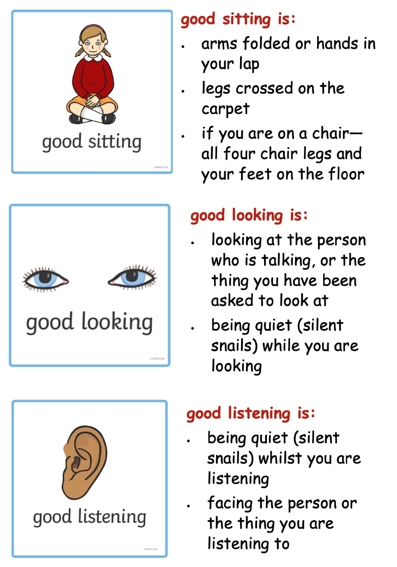 behaviour for learning poster